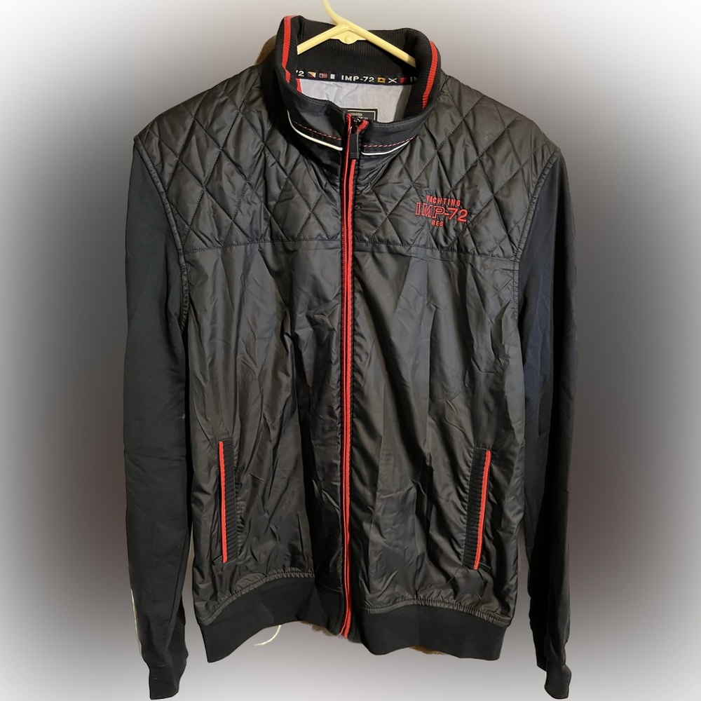 Designer Quilted Bomber Jacket Yacht Yachting Jacket Impulso 1972 Imp 72 Size M